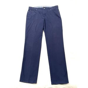 Peter Millar Crown Vintage Canvas Five Pocket Pants 40x34 Navy Blue Golf